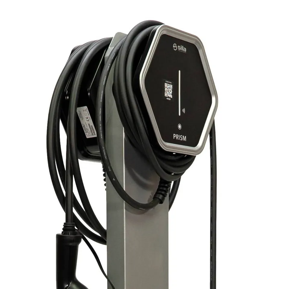 silla-industries-prism-solar-twin-monofase-wallbox-doppia-presa image 1